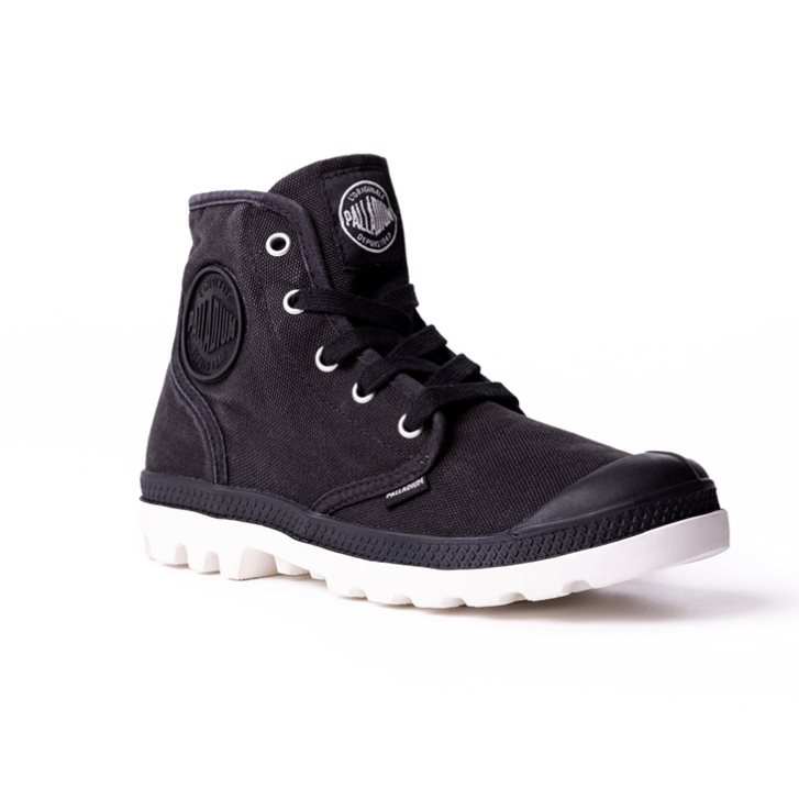 Palladium Pampa Hi Women's Boots Black | UK N978-TNJ